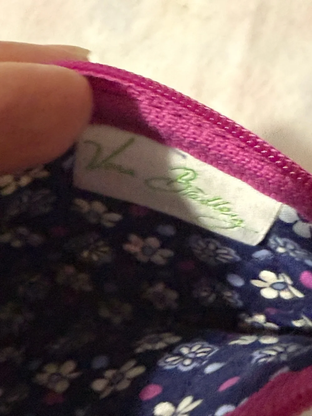 Vera Bradley Pink Paisley Coin Purse & Matching Zip ID Case Set with Wristlet